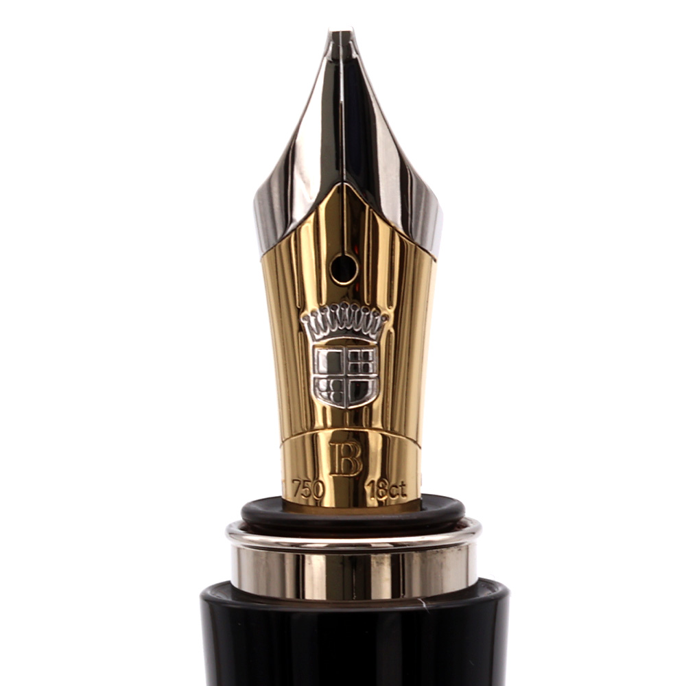Graf Von Faber-Castell Intuition Fountain Pen - Black w CT, Broad